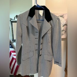 Vintage Plaid Blazer